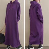 パーカーワンピース 体型カバー 暖かい | BACKYARD FAMILY | 詳細画像9 