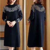 ニットワンピース 体型カバー | BACKYARD FAMILY | 詳細画像7 