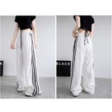 サイドライン トラックパンツ スポーティ | BACKYARD FAMILY | 詳細画像10 