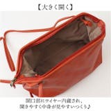 Lafiel ラフィール カラー合皮 合皮 ワイヤーショルダーバッグL | BACKYARD FAMILY | 詳細画像4 