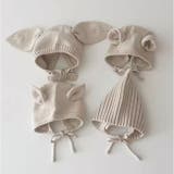 ニットボンネット 耳ボンネット ベビー 帽子 | BACKYARD FAMILY | 詳細画像10 