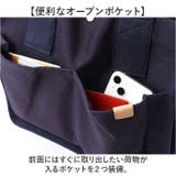 DOT&STRIPE キャンバス両サイドポケット付きA4 トート | BACKYARD FAMILY | 詳細画像6 