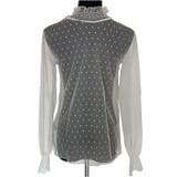 長袖ドットチュールブラウス | BACKYARD FAMILY | 詳細画像14 