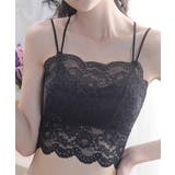 ノンワイヤー花柄総レースチューブトップ | BACKYARD FAMILY | 詳細画像2