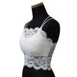 ノンワイヤー花柄総レースチューブトップ | BACKYARD FAMILY | 詳細画像16