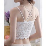 ノンワイヤー花柄総レースチューブトップ | BACKYARD FAMILY | 詳細画像8