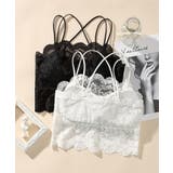 ノンワイヤー花柄総レースチューブトップ | BACKYARD FAMILY | 詳細画像9