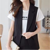 レディース ベスト ジレ ブレザー テーラード ジャケット | BACKYARD FAMILY | 詳細画像6 