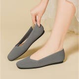 ニットパンプス スクエアトゥフラット | BACKYARD FAMILY | 詳細画像3 