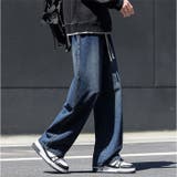 ワイドパンツ メンズ デニム | BACKYARD FAMILY | 詳細画像9 