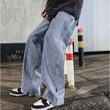 ワイドパンツ メンズ デニム | BACKYARD FAMILY | 詳細画像10 