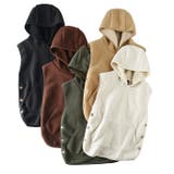 ボアベスト フード付き 裏ボア ノースリーブ 男女兼用 | BACKYARD FAMILY | 詳細画像8 