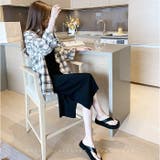 シャツブラウス チェック柄 | BACKYARD FAMILY | 詳細画像4 