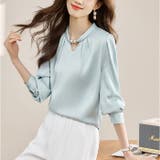 立ち襟ブラウス レディース | BACKYARD FAMILY | 詳細画像11 