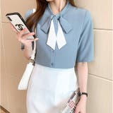 ネクタイブラウス レディース | BACKYARD FAMILY | 詳細画像10 