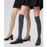 シアー切り替えリブニーハイソックス | BACKYARD FAMILY | 詳細画像14 