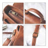 サッチェルショルダーPUレザーバッグ | BACKYARD FAMILY | 詳細画像11 