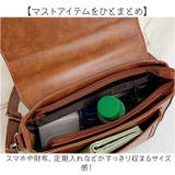 サッチェルショルダーPUレザーバッグ | BACKYARD FAMILY | 詳細画像7 