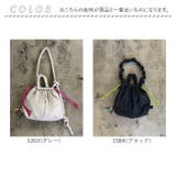 cheek チーク puff kinchaku 2WAY tote | BACKYARD FAMILY | 詳細画像18 