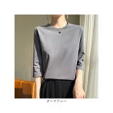 7分袖Tシャツ トップス クールネック | BACKYARD FAMILY | 詳細画像14 