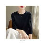 7分袖Tシャツ トップス クールネック | BACKYARD FAMILY | 詳細画像15 