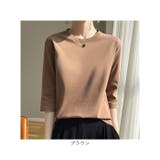 7分袖Tシャツ トップス クールネック | BACKYARD FAMILY | 詳細画像17 