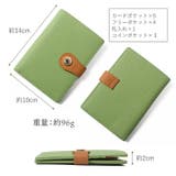 Blanc Pomme ブランポム 本革手帳型 2つ折り財布 | BACKYARD FAMILY | 詳細画像13 