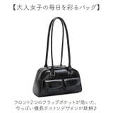 ダブルポケット ミニボストンバッグ 横長バッグ レディース | BACKYARD FAMILY | 詳細画像2 