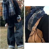 カシミヤタッチチェックマフラー | BACKYARD FAMILY | 詳細画像3 