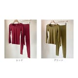 超薄型発熱インナー保温シャツパンツ上下セット | BACKYARD FAMILY | 詳細画像19 