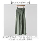 綿麻 ワイド パンツ ガウチョパンツ レディース | BACKYARD FAMILY | 詳細画像8