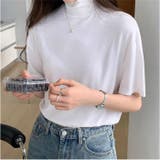 半袖Tシャツ ハイネック レディース | BACKYARD FAMILY | 詳細画像11