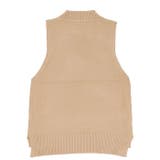 ニットベスト ロング Vネック vest02 | BACKYARD FAMILY | 詳細画像4 
