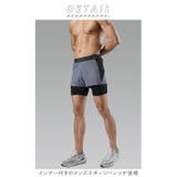 インナー付きランニングパンツ ショートパンツ pk62202 | BACKYARD FAMILY | 詳細画像2