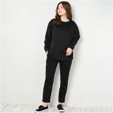 裏起毛ロングパンツ セットアップ レディース | BACKYARD FAMILY | 詳細画像1