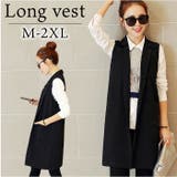ロングベスト カジュアル mmlgbt0629b | BACKYARD FAMILY | 詳細画像1 