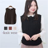 ショート ニット ベスト レディース pmybest30 | BACKYARD FAMILY | 詳細画像1 