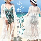 レディース カーディガン ロング レース | BACKYARD FAMILY | 詳細画像1