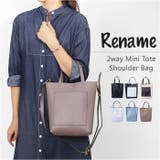Rename 2way ミニ トート ショルダーバッグ | BACKYARD FAMILY | 詳細画像1