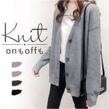 カーディガン Vネック シンプル | BACKYARD FAMILY | 詳細画像1 