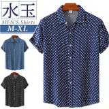 水玉 シャツ ドットシャツ メンズ 半袖 | BACKYARD FAMILY | 詳細画像1