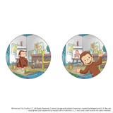 おさるのジョージ まじかる百貨店缶バッジ(4) | BACKYARD FAMILY | 詳細画像1