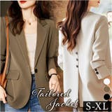 テーラードジャケット レディース ジャケット フォーマル 長袖 | BACKYARD FAMILY | 詳細画像1 