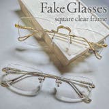 スクエアレンズクリアメガネ | BACKYARD FAMILY | 詳細画像1 