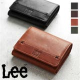 Lee クロスステッチデザイン 二つ折り財布 リアルレザー | BACKYARD FAMILY | 詳細画像1