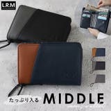 切り替え合皮ミドル財布 | BACKYARD FAMILY | 詳細画像1 