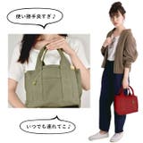 DOT&STRIPE キャンバス 仕切りミニトート | BACKYARD FAMILY | 詳細画像6