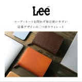 Lee 柔らかゴートレザー二つ折り財布 ラウンドファスナー | BACKYARD FAMILY | 詳細画像2 
