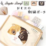 Legato Largo NEKO刺繍ポーチ | BACKYARD FAMILY | 詳細画像1