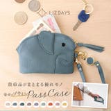 LIZDAYS ゾウ型リールストラップ付きパスケース | BACKYARD FAMILY | 詳細画像1